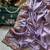 Lavender Color  zari border with zarkhan work georegett Saree