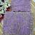 Lavender Color Sequins and beeds work Silk Saree