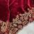 Maroon Color Embroidery work Velvet Saree