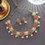 Rani & pista green color meenakari necklace set