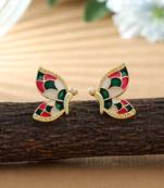Multi color meenakari earrings
