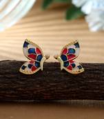 Multi color meenakari earrings
