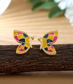 Multi color meenakari earrings