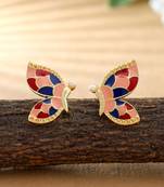 Multi color meenakari earrings