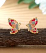 Multi color meenakari earrings
