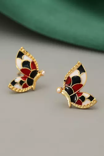Multi color meenakari earrings