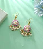 Multi  color meenakari earrings