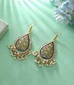 Multi  color meenakari earrings