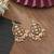 Maroon color meenakari earrings