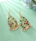 Multi color meenakari earrings
