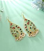 Multi color meenakari earrings