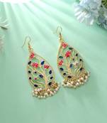 Multi color meenakari earrings