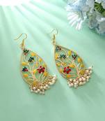 Multi color meenakari earrings