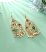 Multi color meenakari earrings