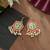 Pista green color meenakari earrings