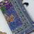 Multi Color  Digital print with Aari work &  mirror work Japan satin  Saree