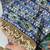 Multi Color  Digital print with Aari work &  mirror work Japan satin  Saree