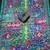 Multi Color  Digital print with Aari work &  mirror work Japan satin  Saree