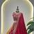 Rani Pink Color Sequins and Treads Embroidery Work Silk Lahenga Choli Set