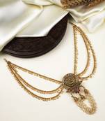 Traditional temple jada billa with mattal