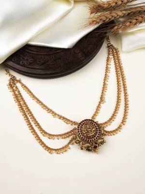  handcrafted temple antique jada billai with mattal 1