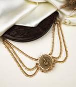 Classic antique temple jada billa with mattal