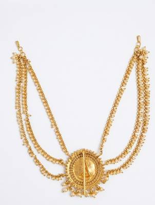 Classic antique temple jada billa with mattal 3