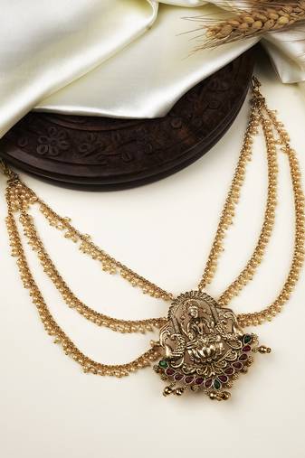  premium temple antique jada billai with mattal