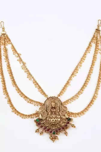  premium temple antique jada billai with mattal