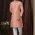Men's chikankari with digital print straight multi kurta set