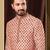 Men's chikankari with digital print straight multi kurta set