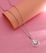 Silver color anti tarnish necklace