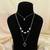 Silver color multi layer chain necklace