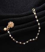 Gold color nose nath