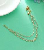 Gold color nose nath