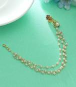 Gold color nose nath