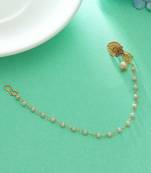 Gold color nose nath