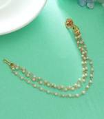 Gold color nose nath