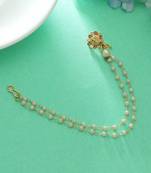 Gold color nose nath