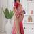 Pink traditional saree