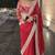 Red Georgette Saree with Gold Sequin