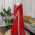 Red Georgette Saree with Gold Sequin