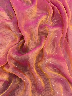Peach pastel saree 2