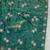 Green satin floral embroidered saree