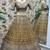Golden Color Sequins and Zari  Embroidery Work Net Lahenga Choli Set