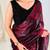 Maroon & black printed saree