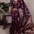 Deep wine saree