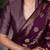 Deep wine saree