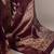 Deep wine saree