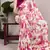 Floral printed saree
